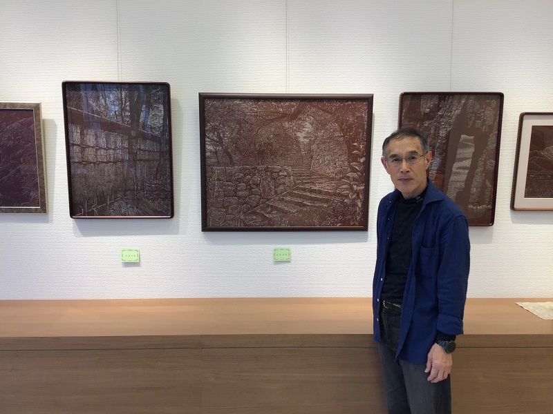 『喜寿記念 伊勢型紙彫型画 伊藤誠 作品展』開催中
