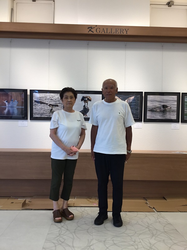 『野鳥写真と絵画の夫婦展』開催中