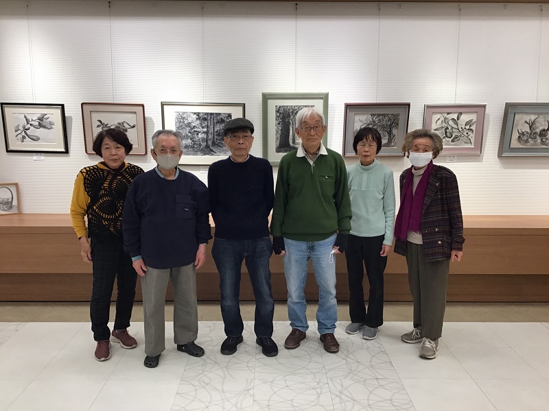 『水墨画同好会作品展』開催中