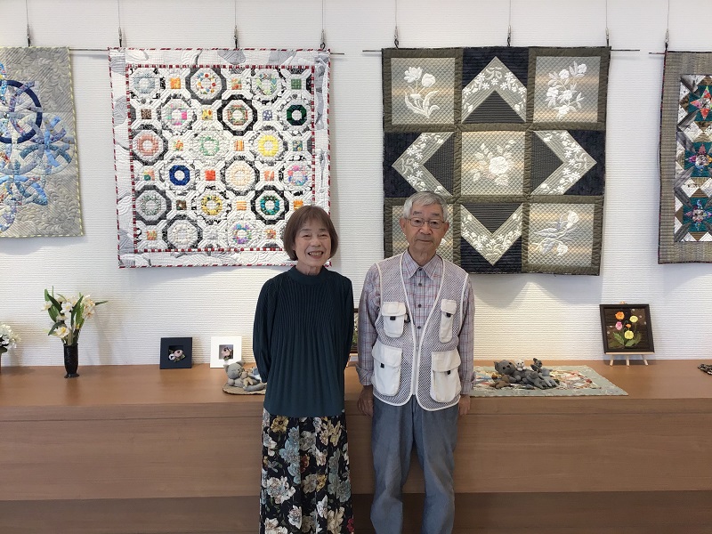 『パッチワークキルト展』開催中