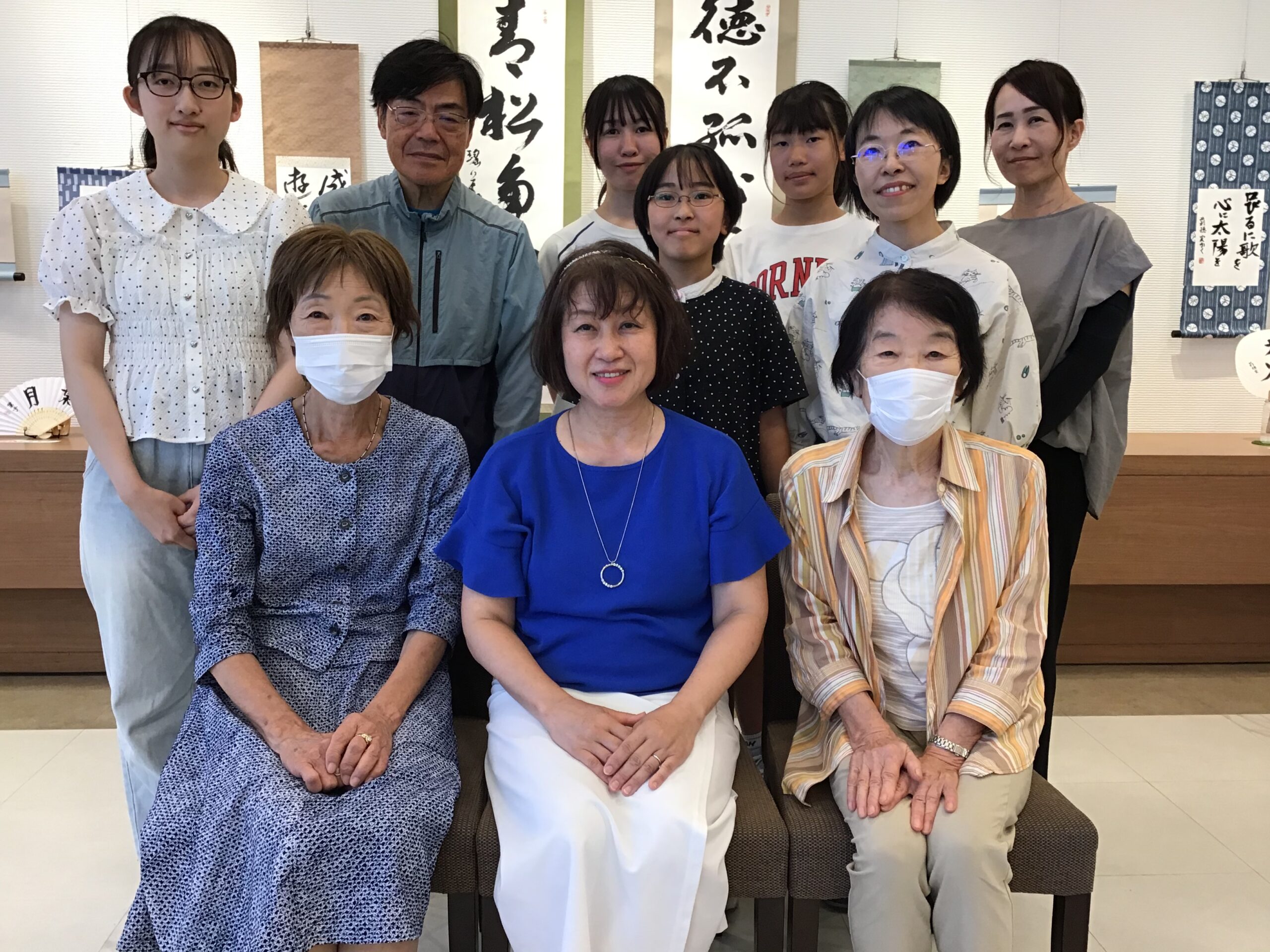 【悠々書道会　選抜小作品展】開催中