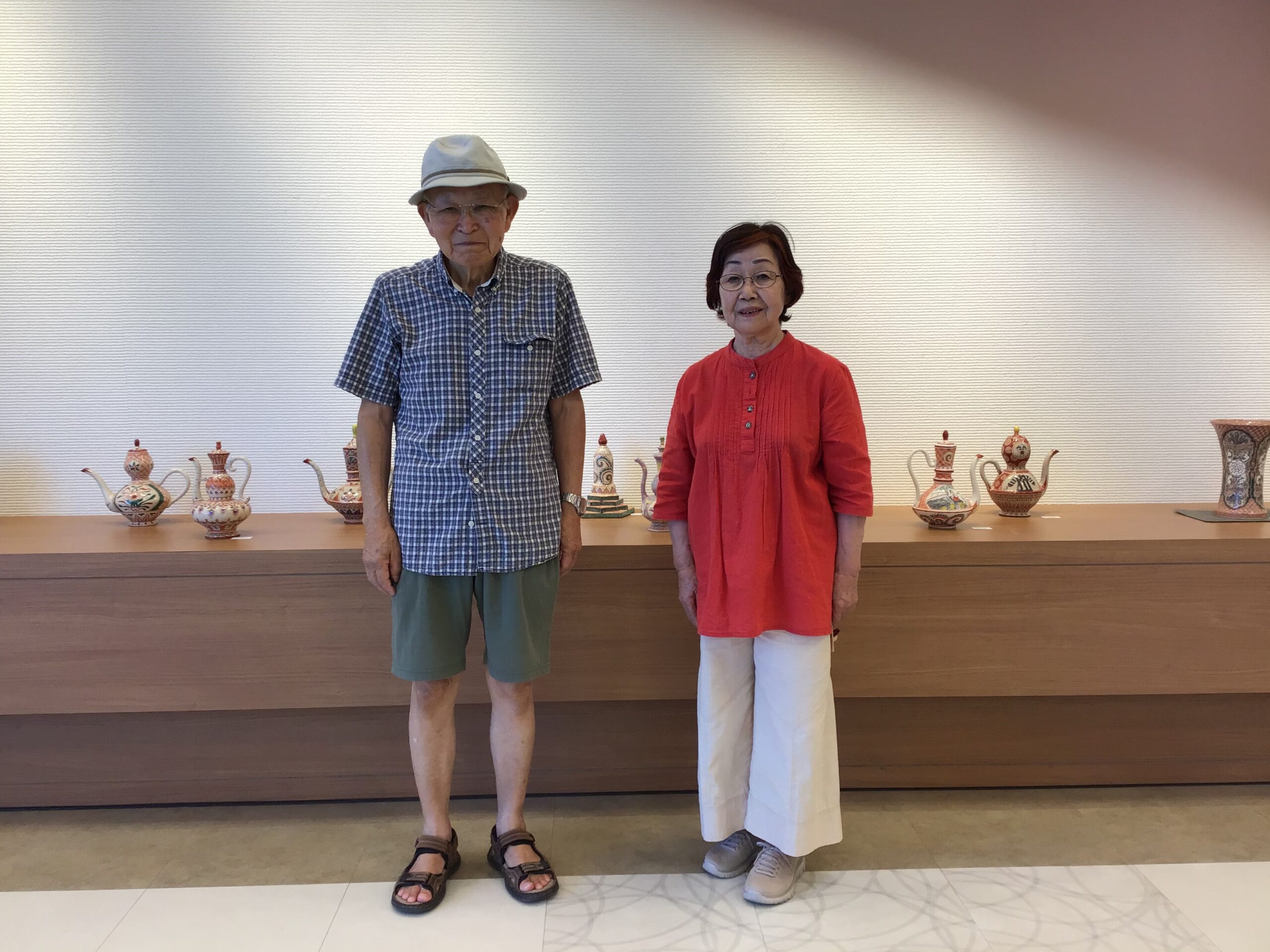 【小林靖幸　趣味の万古赤絵陶器展】開催中